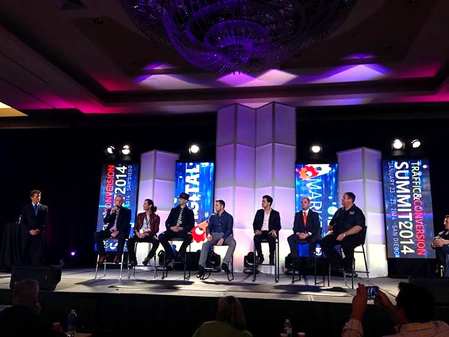 John Limbocker on the Traffic & Conversion Summit 2014 panel stage