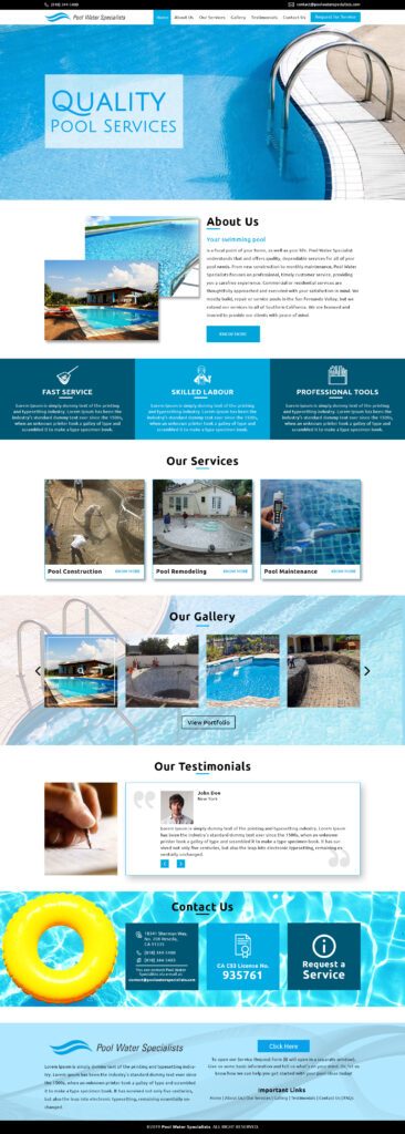 Internet Dominators web development sample