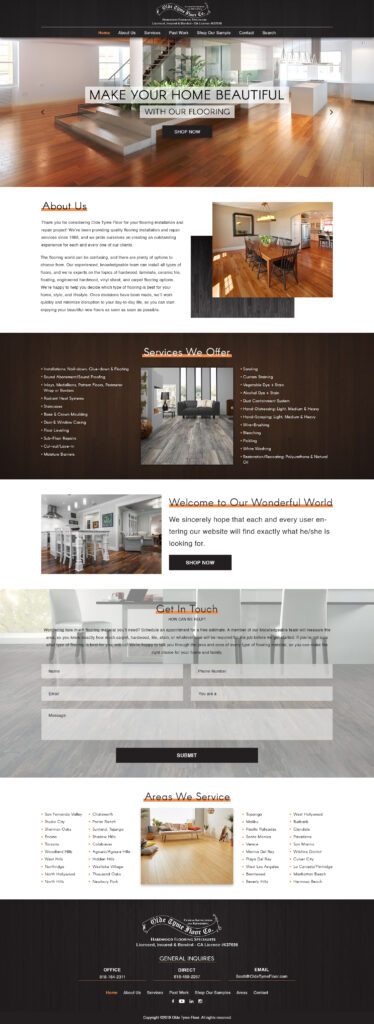 Internet Dominators web development sample